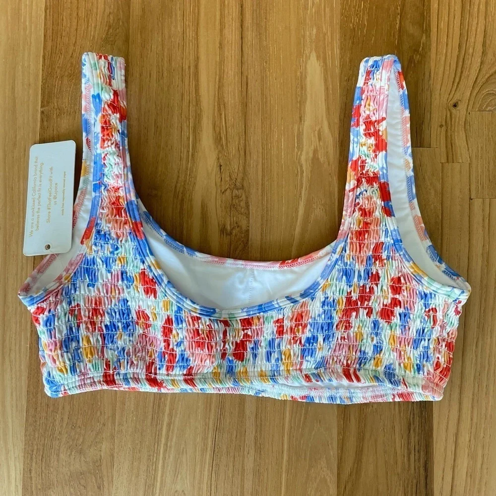 NWT 2-Piece L*Space Izzy Top & Barlette Bottom in Flower Forever - Picture 14 of 15